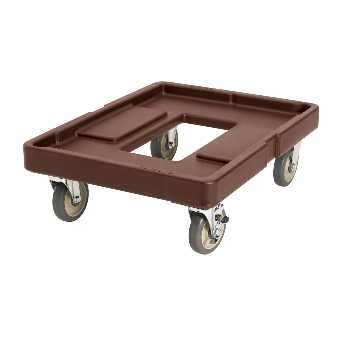 Cambro CD400131 Dark Brown Camdolly for Camcarriers w/ 300 lb Capacity