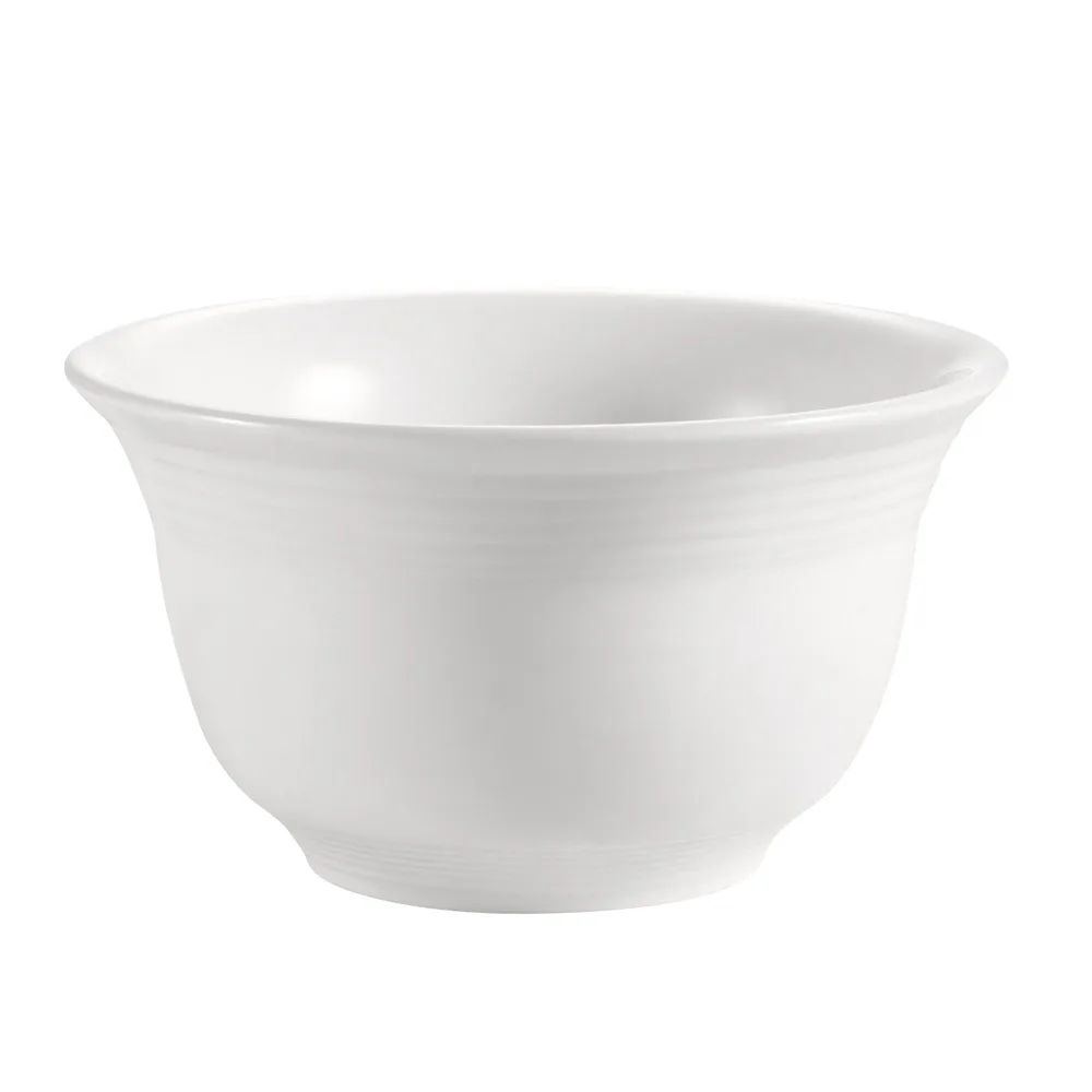 CAC China TGO-4 Tango Bouillon Cup, 7-1/2 oz (4-1/8" Dia. x 2-1/4" H), BoneWhite Porcelain - 1 Dozen