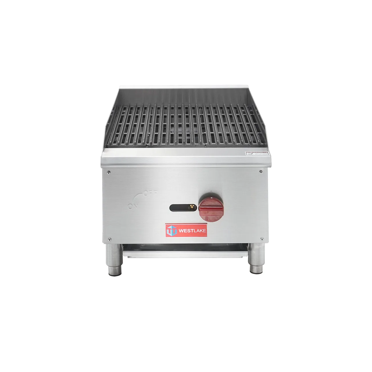 Westlake ECB-16S Countertop Gas Griddle / Charbroiler