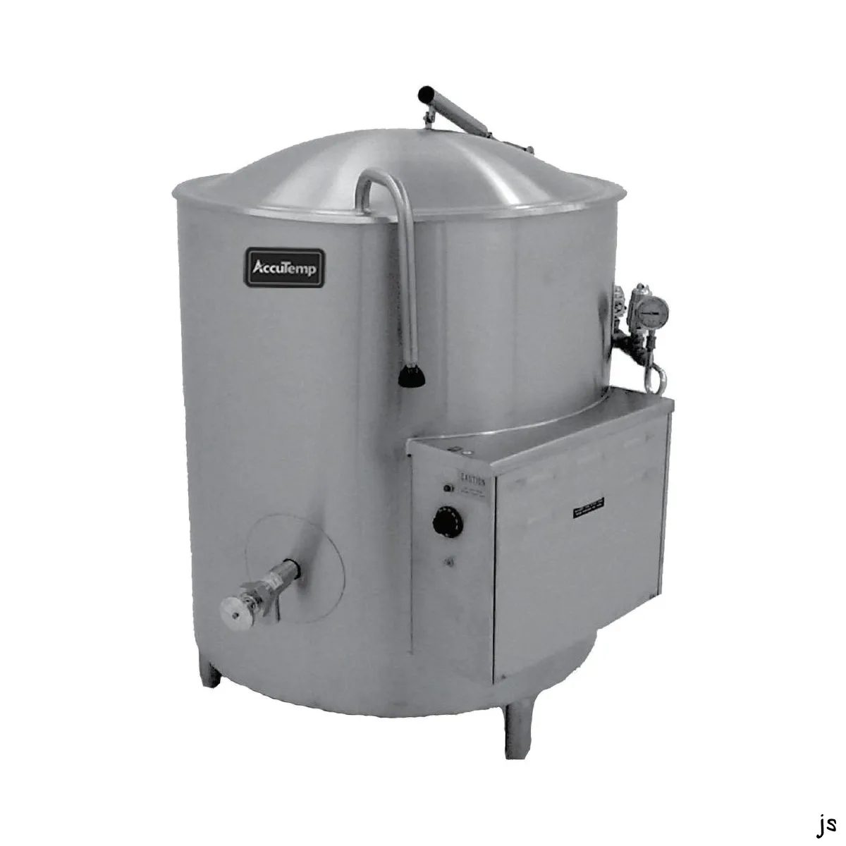 AccuTemp ALHEC-40 2/3 Jacket Stationary Electric Kettle w/ 40 Gallon Capacity, Floor Mounted