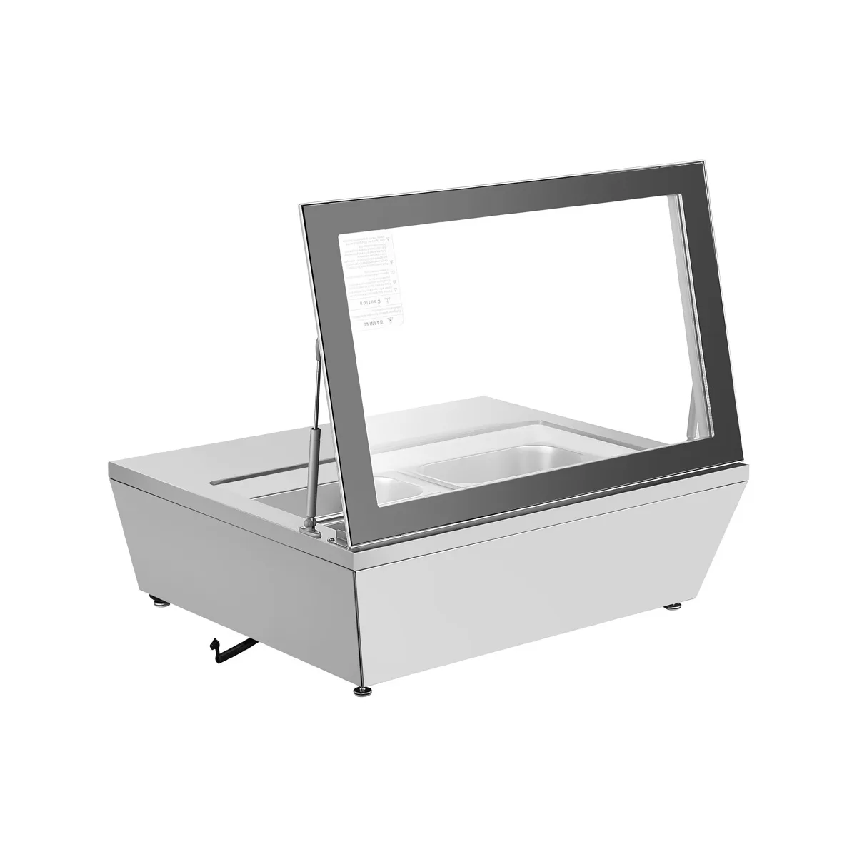 Koolmore KM-CGD-8HP 32" Gelato/Ice Cream Dipping Cabinet w/ Sneeze Guard