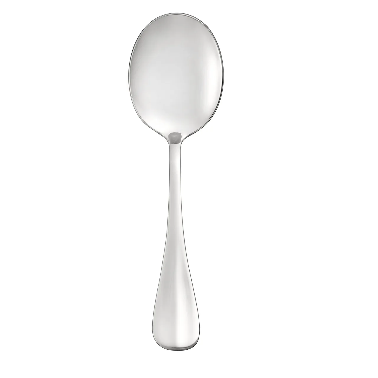CAC China 8005-04 Soup Bouillon Spoon, 7" Length, Extra Heavy, 18/8 Stainless Steel - 1 Dozen