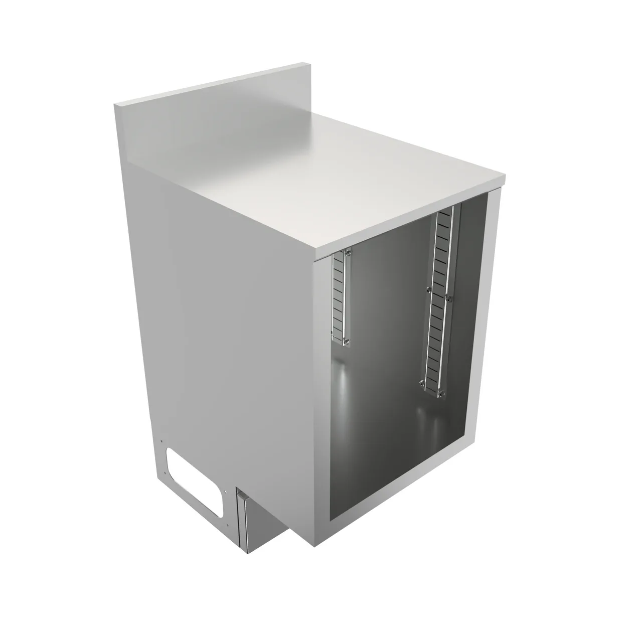 BK Resources UBC-B-21-F18 Call Series Underbar Cabinet, Flat Top, Pedestal Base