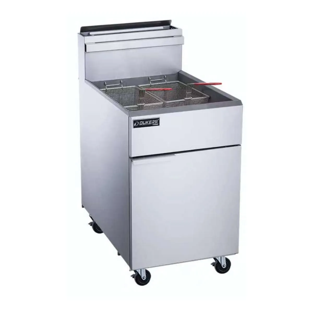 Dukers DCF5-NG Gas Fryer - (1) 70 lb Vat, Floor Model, Natural Gas