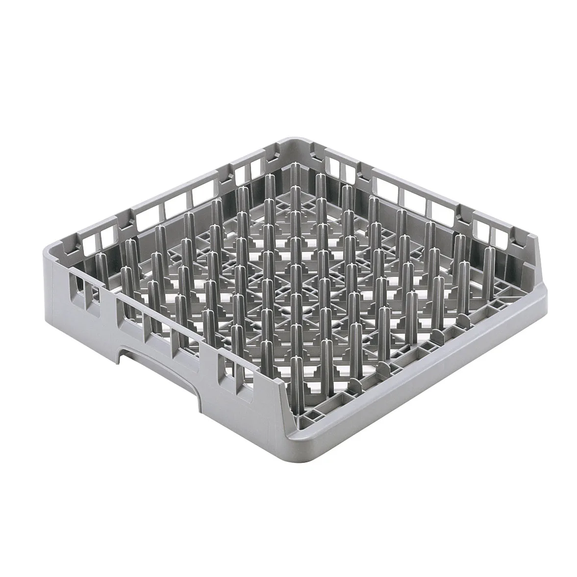 Cambro OETR314151 Camrack Open End Tray Rack, 19-3/4" x 19-3/4" x 4", Soft Gray, NSF, 3-1/4" Max Height, Trays 15" x 20" or Larger