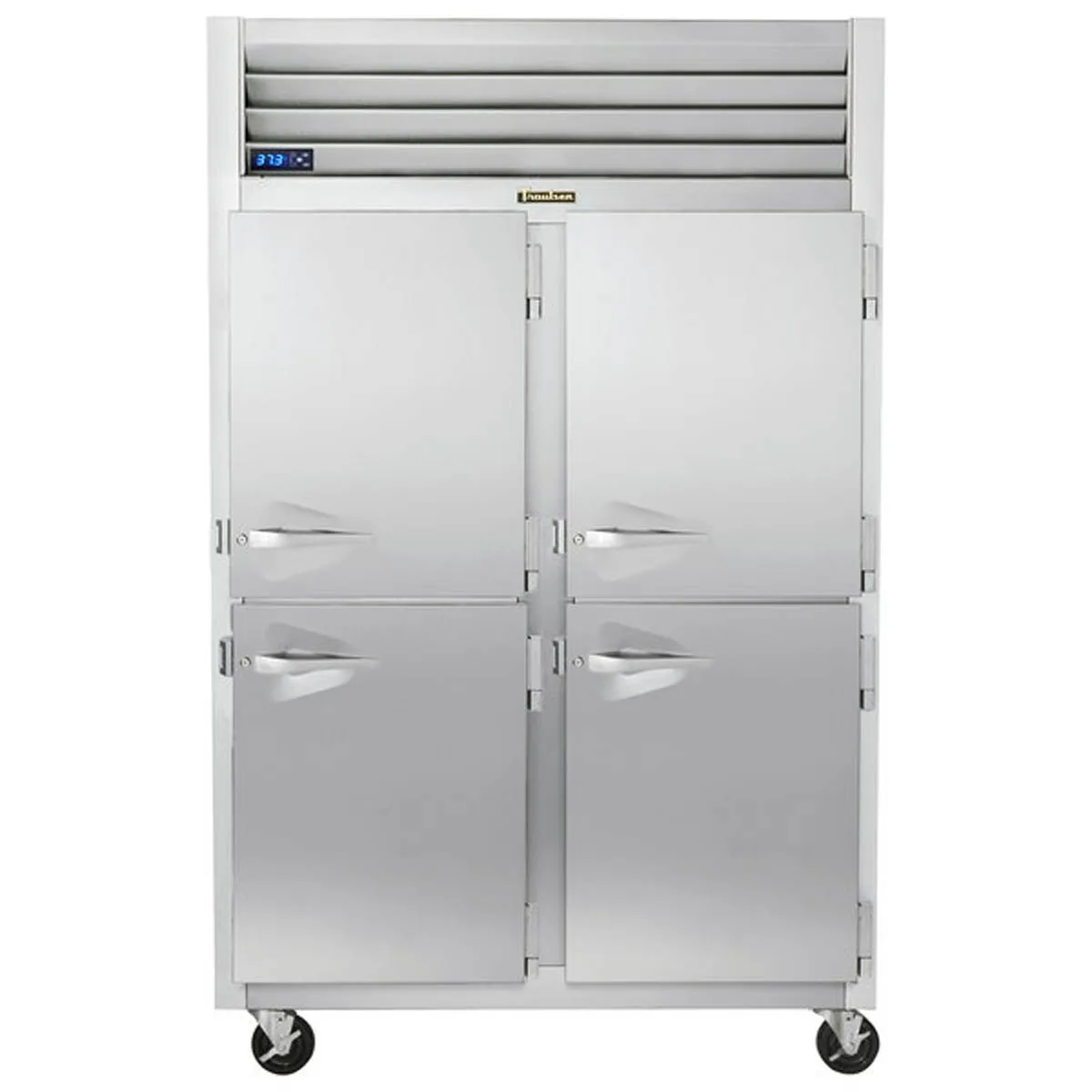 Traulsen G20002-032 52" 2-Section Reach-In Refrigerator w/ 4 Solid Half-Doors (hinged right/right), 46 cu. ft.