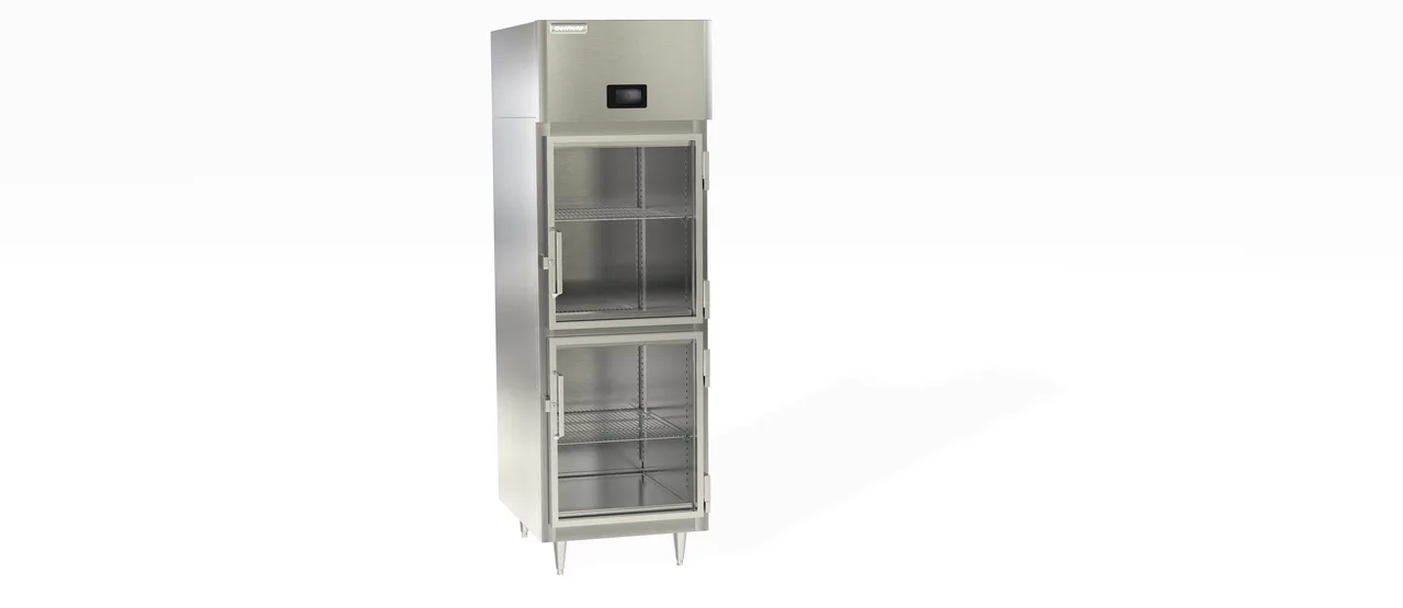 Delfield DSLH1-GH 1-Section Heated Holding Cabinet, 21.5 cu ft, Clear Glass Door, Stainless Steel