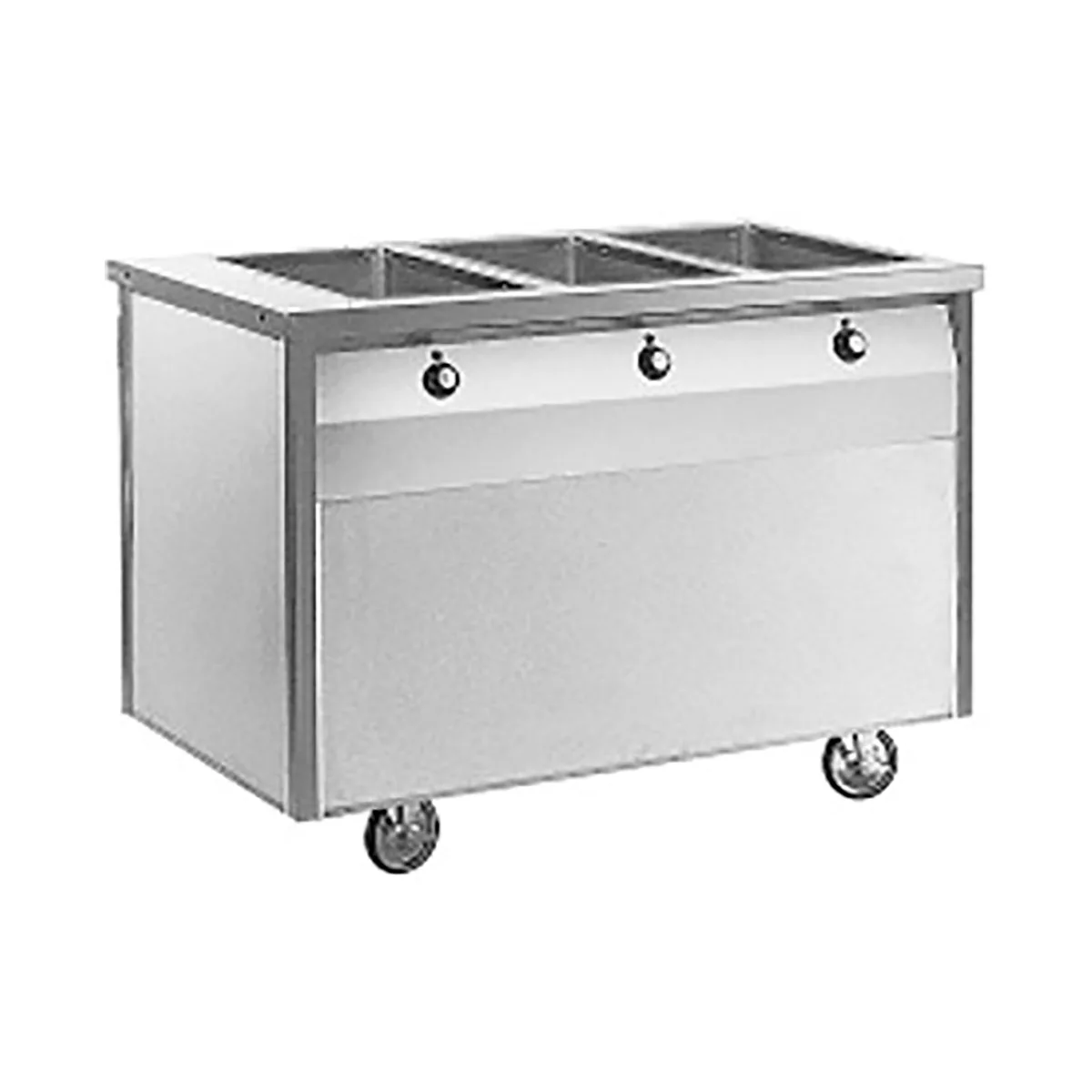 Randell RAN HTD-5 72" Electric Hot Food Table, (5) Hot Food Wells