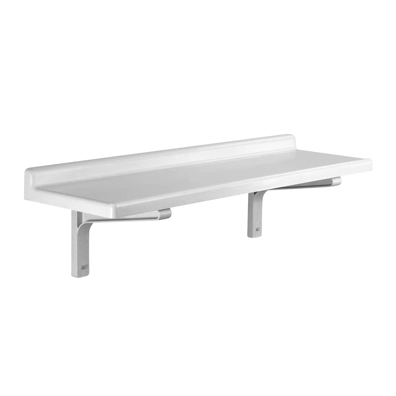 Cambro CSWS1448SK480 Polypropylene Solid Wall Mounted Shelf - 48"W x 14"D