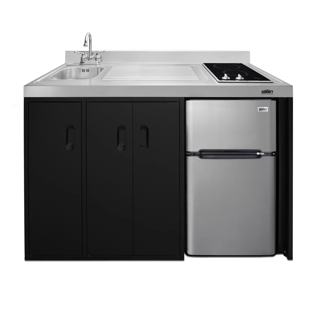 Summit CK54SINKL All-In-One Kitchenette, 54"W X 23.75"D X 39.5"H