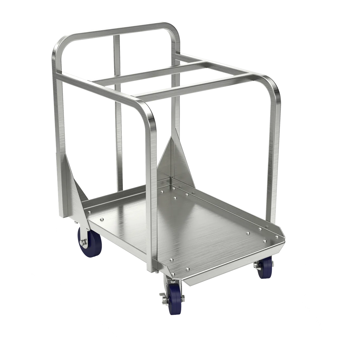 Winholt D2027A-BPC Aluminum Sheet Pan Truck, Open Frame, Single Stack, 300 lb, 18x26in Tray