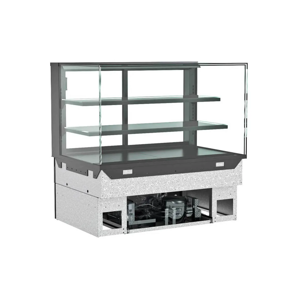 Structural Concepts NE4827RSV 48" Reveal® Full Service Refrigerated Slide In Counter Case
