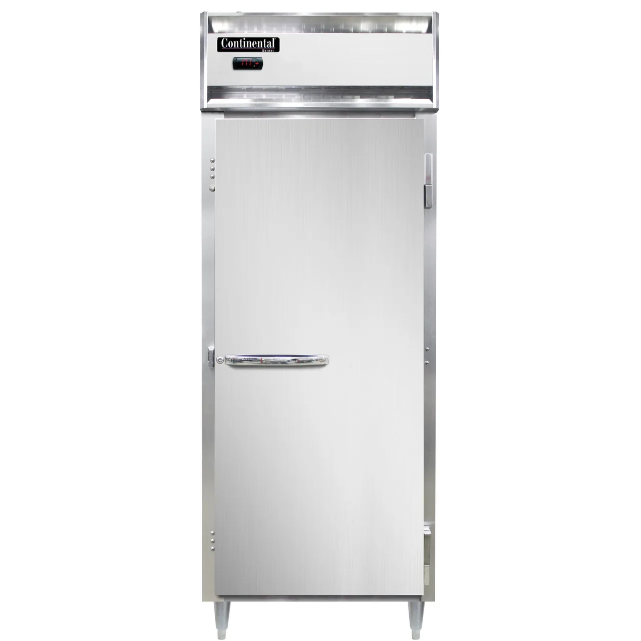 Continental Refrigerator DL1WE 1-Section Heated Holding Cabinet, Extra Wide, Stainless Steel & Aluminum, Solid Door