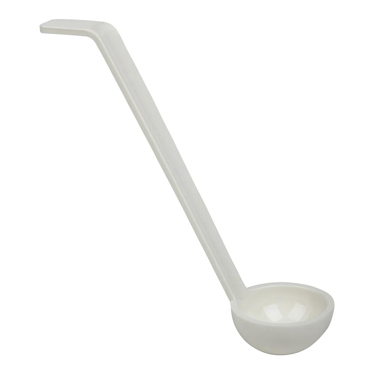 Cambro LD85148 - 8-1/2" White Polycarbonate Ladle, 3/4 oz, NSF