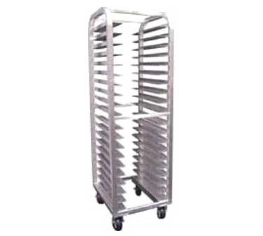Winholt AL-1812-HD Mobile Full Height End Load Pan Rack w/ (12) 18" X 26" Sheet Pan Capacity