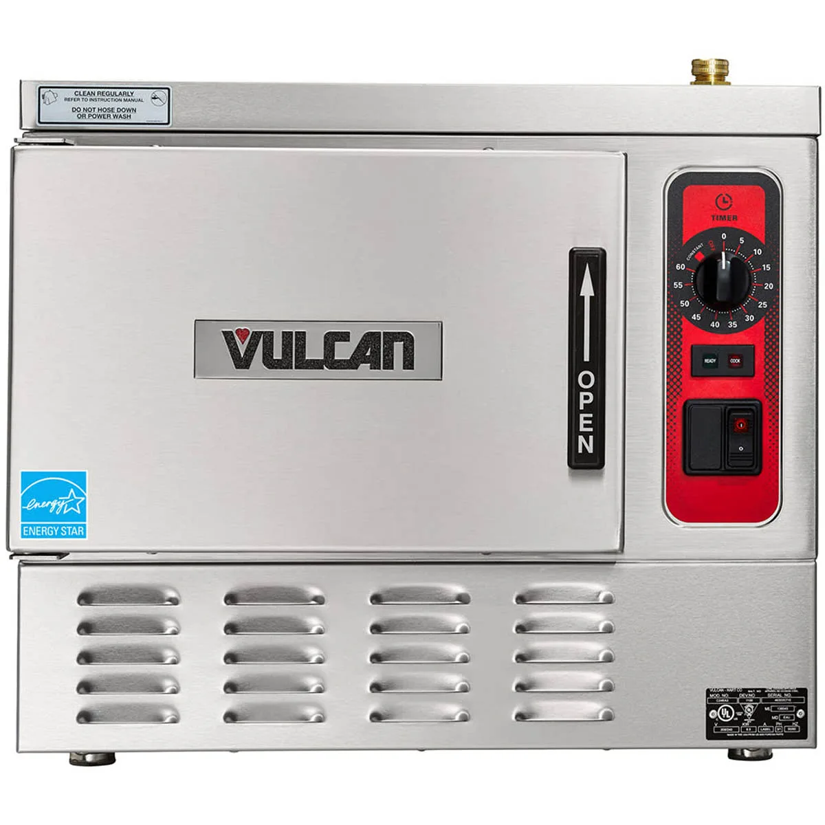 Vulcan C24EA3-LWE 3 Pan Countertop Electric Convection Steamer w/ Low Water Energy Control