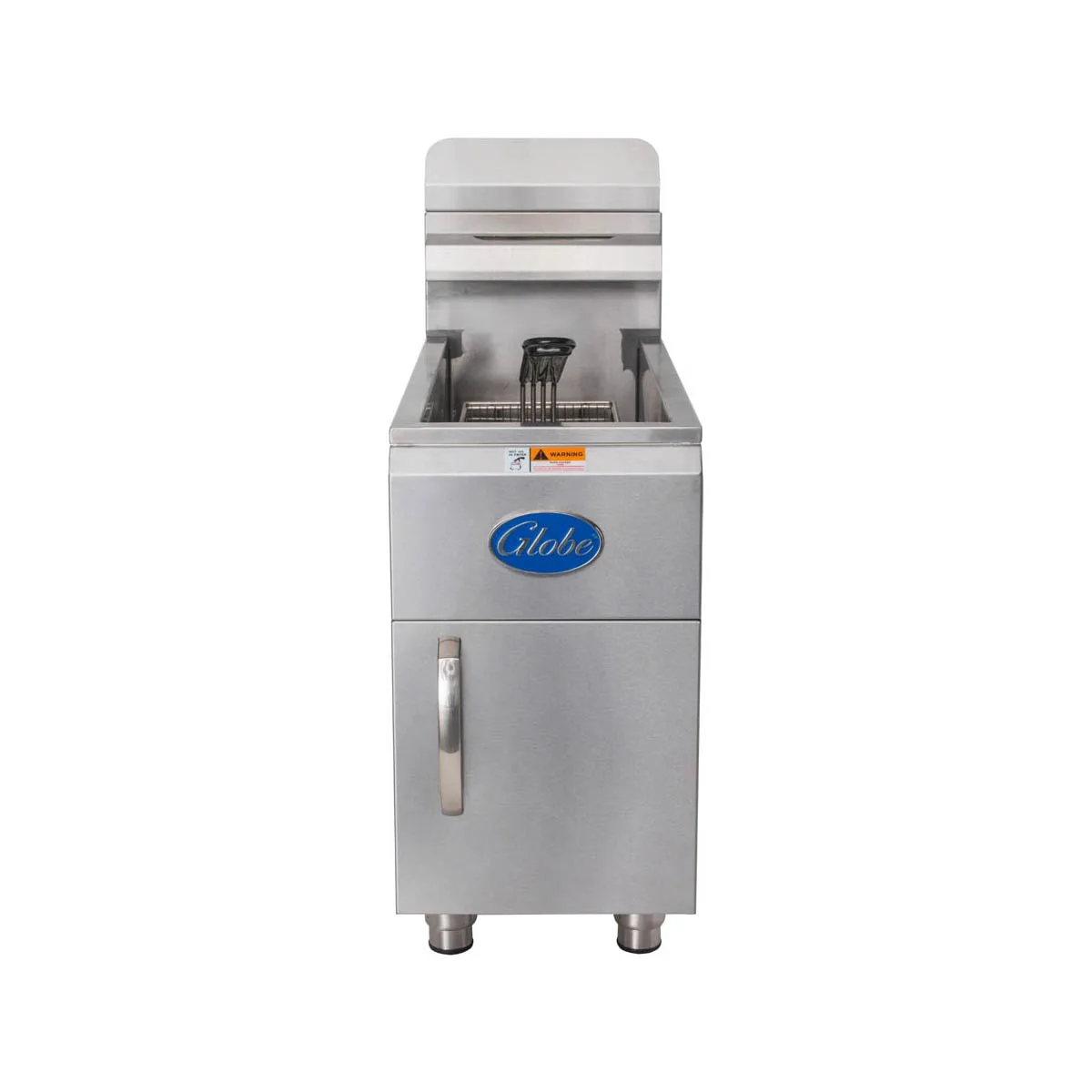 Globe GF15PG Full Pot Countertop Gas Fryer w/ 15 lbs Capacity, 1 Basket, LP Gas, 26,500 BTU