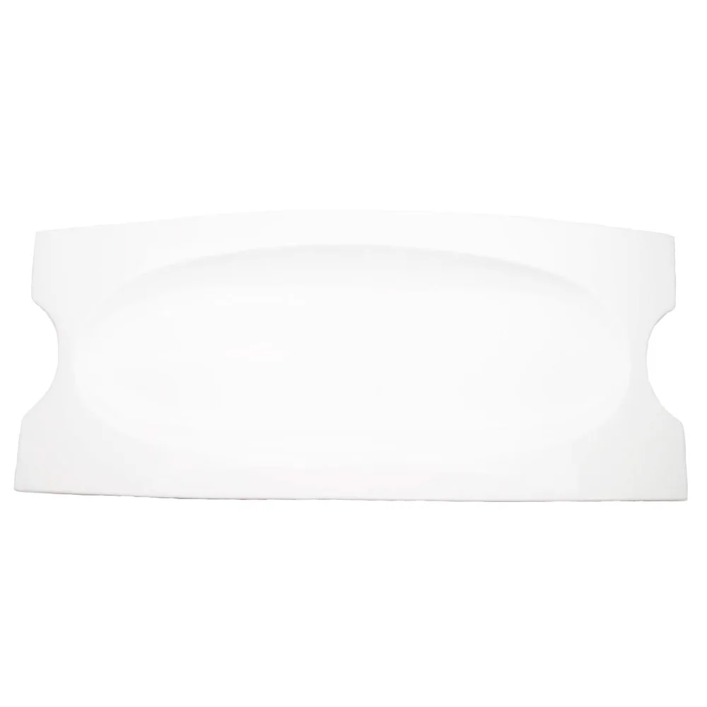 CAC China FSB-28-BLK Fashion Bridge Platter, 28" x 11-1/2" x 3", Rectangular Porcelain, Black