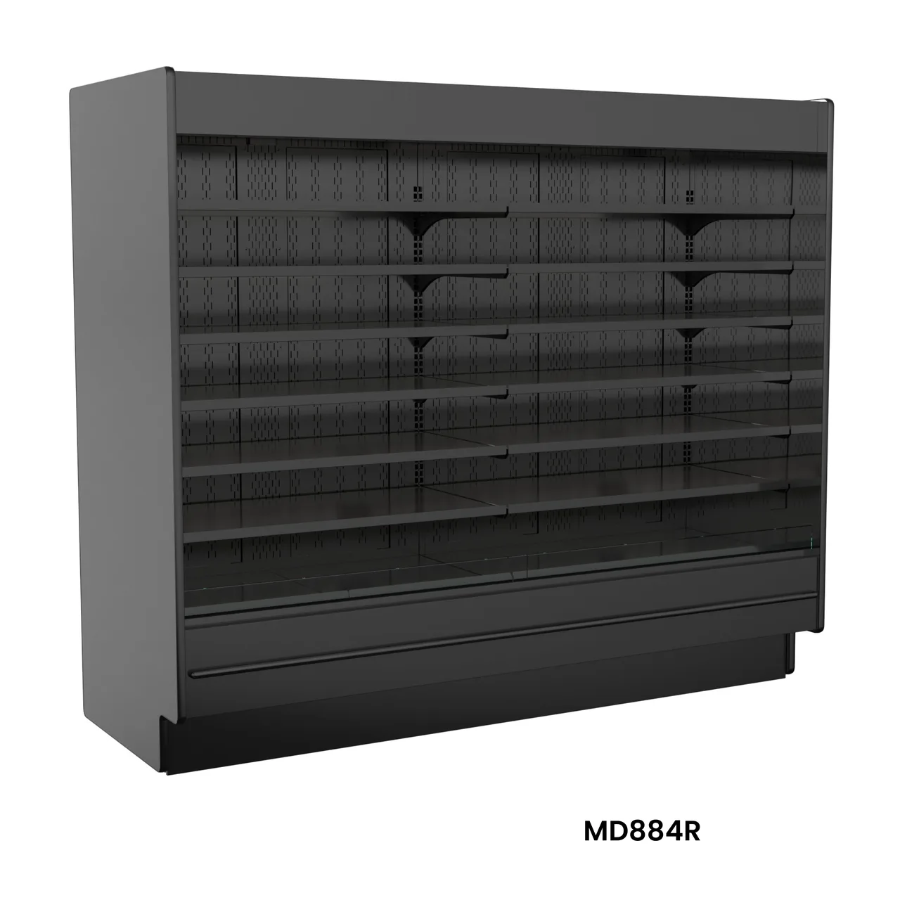 Structural Concepts MD884R 96" Fusion® Self-Service Refrigerated Open Air Display Case