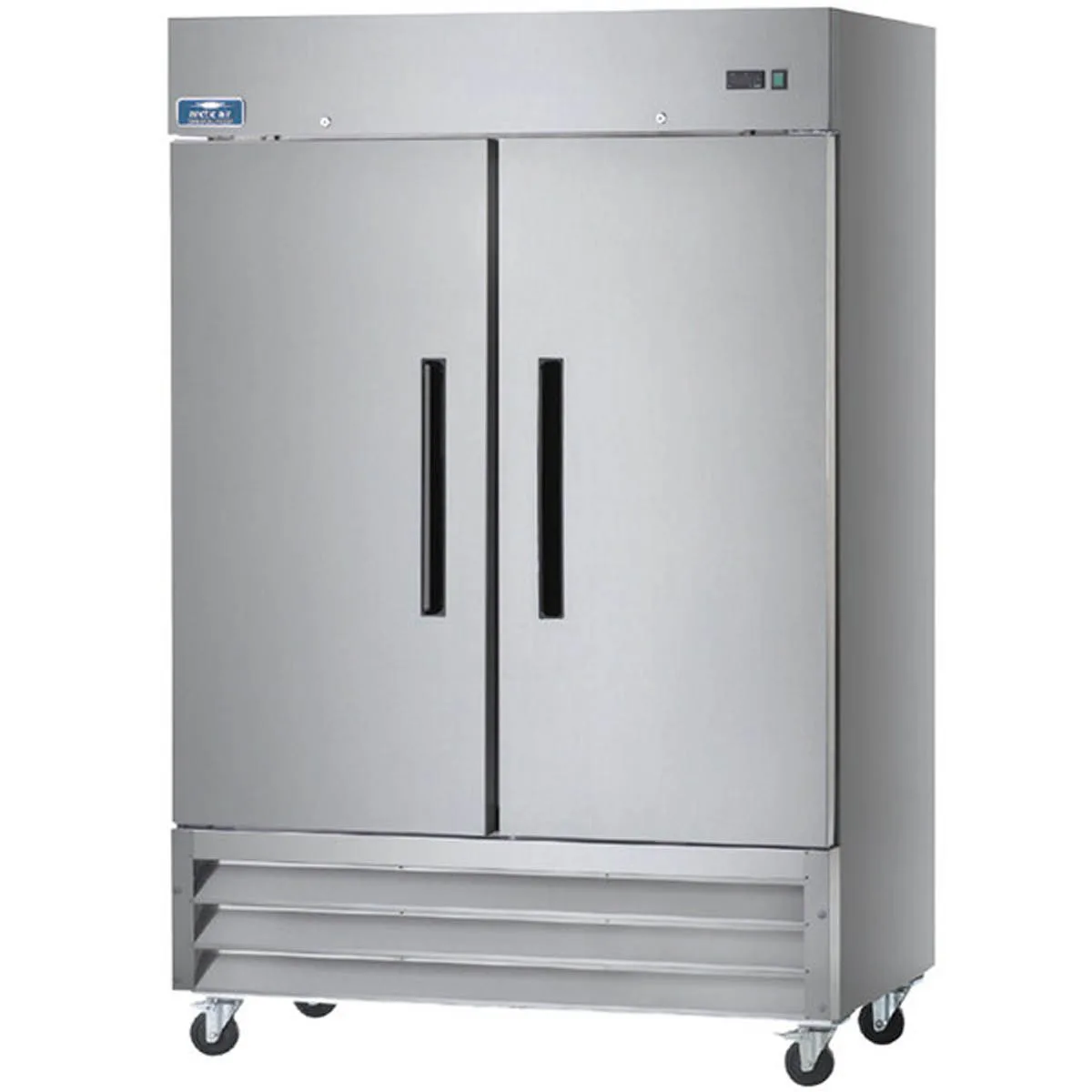 Arctic Air AF49 54" 2-Solid Door Reach-In Freezer, Bottom Mounted, 49 cu. ft., Stainless Steel Front