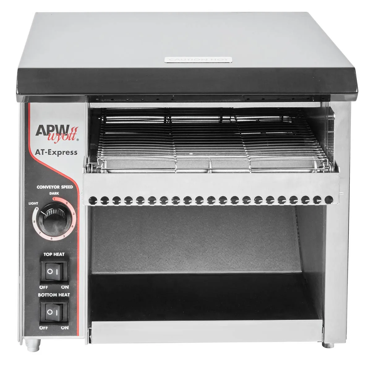 APW Wyott AT EXPRESS Commercial Conveyor Toaster with 1.5" Opening, 300 Slices/Hr