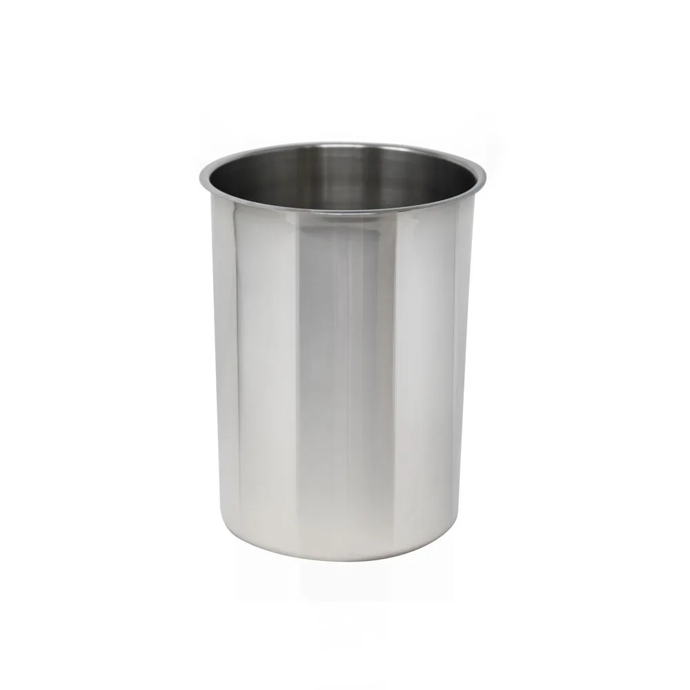 Omcan USA 44652 Bain Marie Pot, 1.25 Qt, 5.25" Dia x 6" Deep, Stainless Steel