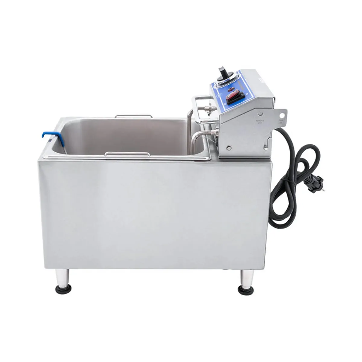Globe PF16E Countertop Electric stainless steel Fryer,Manual Reset