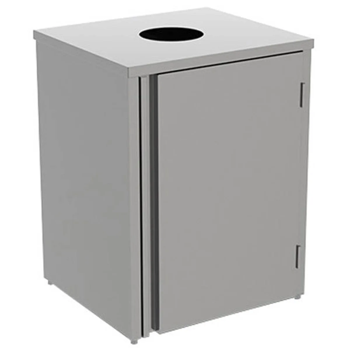 Lakeside 3310 Waste Station, 26-1/2"W X 23-1/4"D X 34-1/2"H, 35 Gallon Capacity