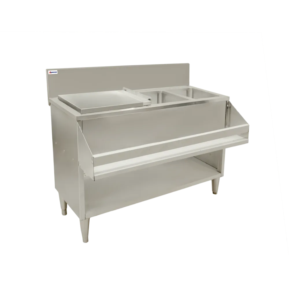 Omcan USA 48619 (48619) Cocktail Mix Unit, with Sink & Cover, 60"W X 24"D