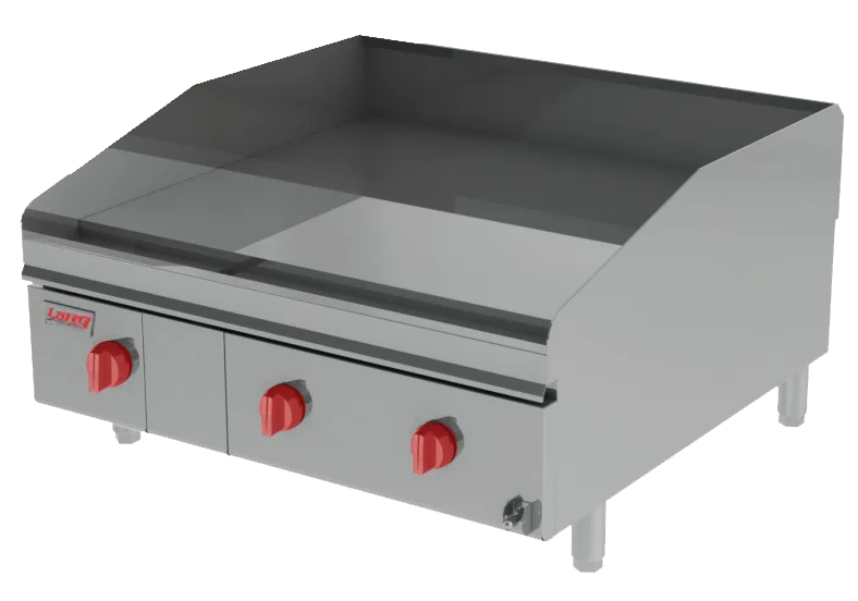 Lang 148ZTD 48" Countertop Electric Griddle with 48" x 30" Surface, Steel Plate, Thermostatic Controls