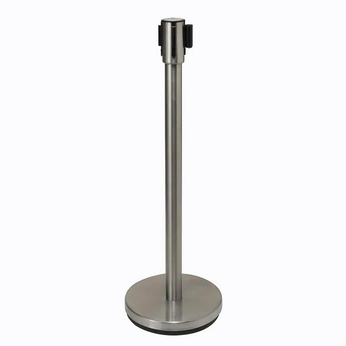 Winco CGS-38S, 35 1/2" Stainless Steel Stanchion Post w/ 68" Retractable Belt