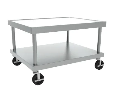 Vulcan STAND/C-48 Mobile Equipment Stand w/ Undershelf, 49"W x 24"H, 1/2" Marine Edge