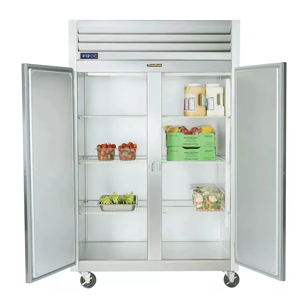 Traulsen G20014P 52" 2-Section Pass-Thru Refrigerator w/ 4 Solid Doors (left/right hinged), R450A, 48.87 cu. ft.