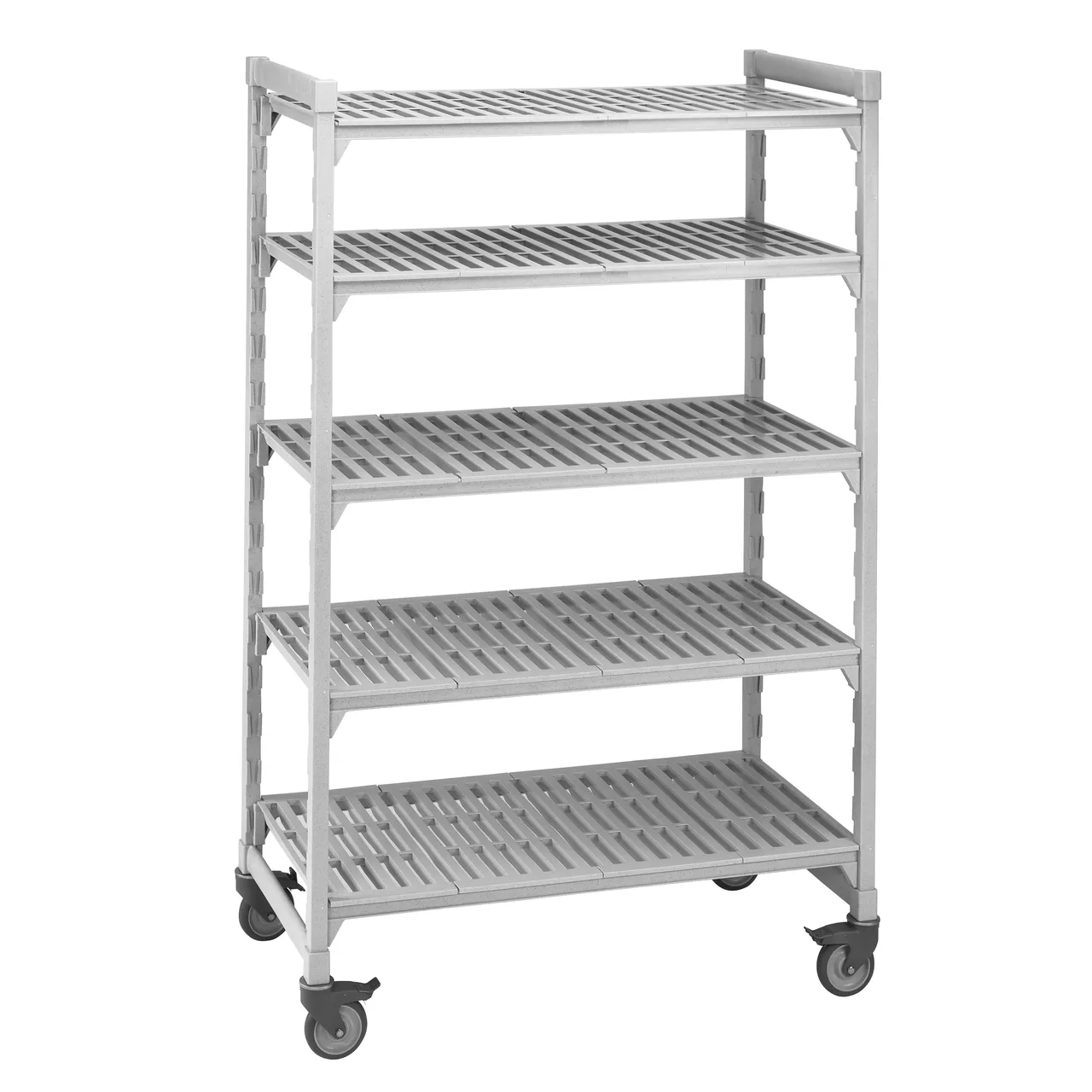 Cambro CPMU244275V5480 Camshelving® Premium 5-Shelf Vented Mobile Starter Unit - 24" x 42" x 75"