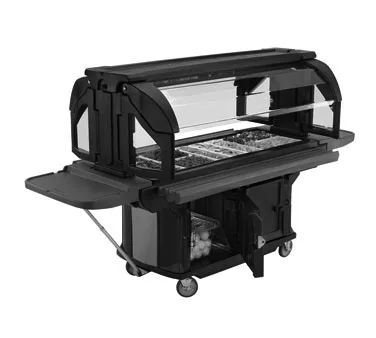 Cambro VBRUHD6519 Versa Food Bar™ Ultra Series Serving Buffet, Kentucky Green, 6 ft. unit, (5) Pan