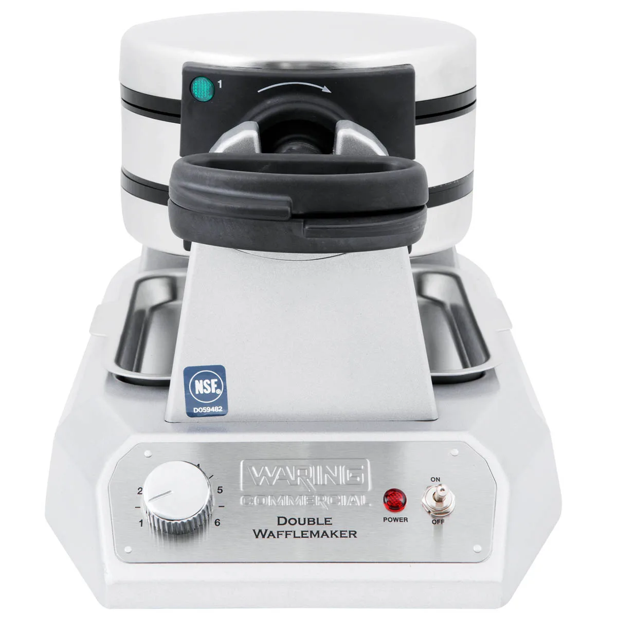 Waring WWD200 Classic Waffle Maker, Double, Up To (60) 7" Diameter