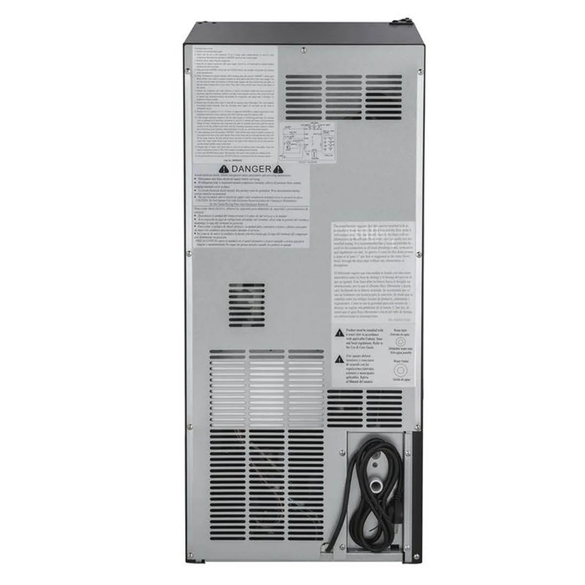 Maxx Ice MIM50P 15" Air Cooled Full Cube 65 lb Undercounter Ice Machine with 25 lb Bin