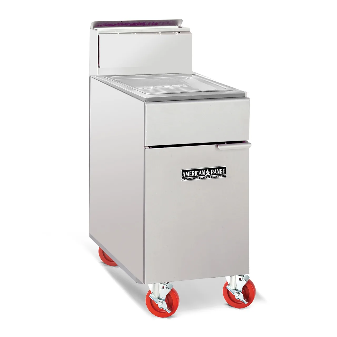 American Range AF-DS Heavy-Duty Fryer Dump Station w/ Storage Cabinet, 12"x20" Drainer Section