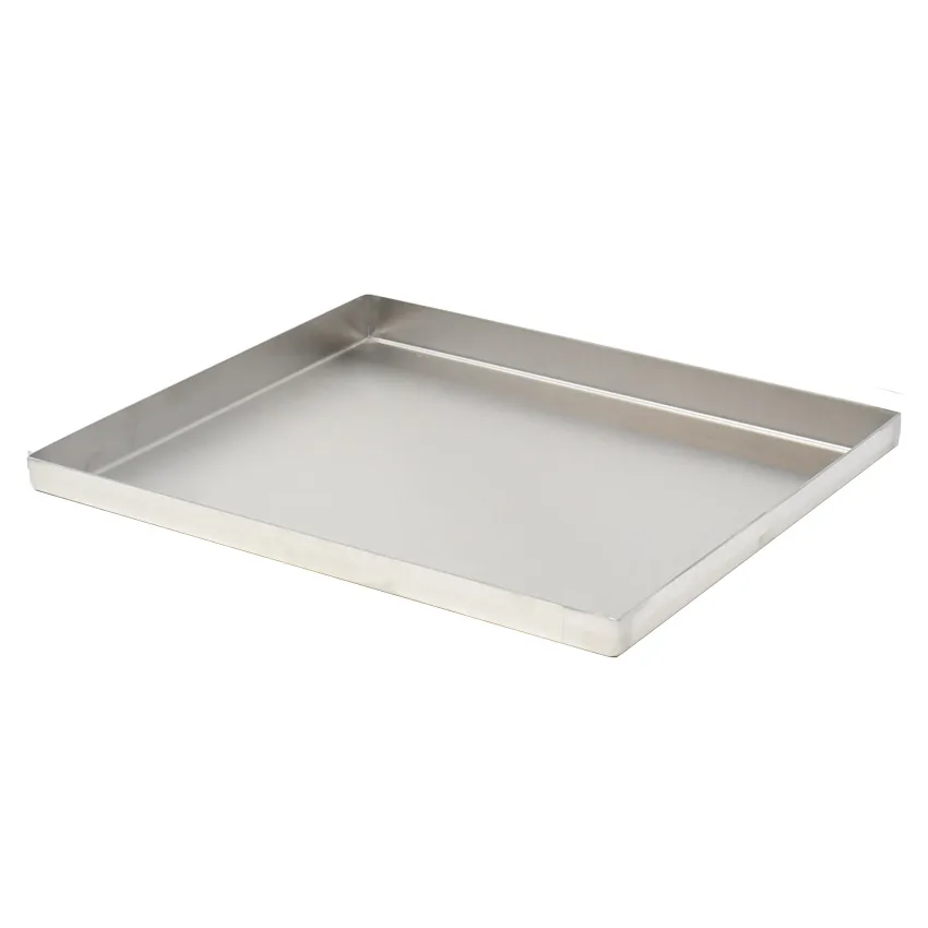 Omcan USA 43421 Stainless Steel Food Pan – 10" x 6" x 0.75" Storage Tray, Heavy‑Duty Construction