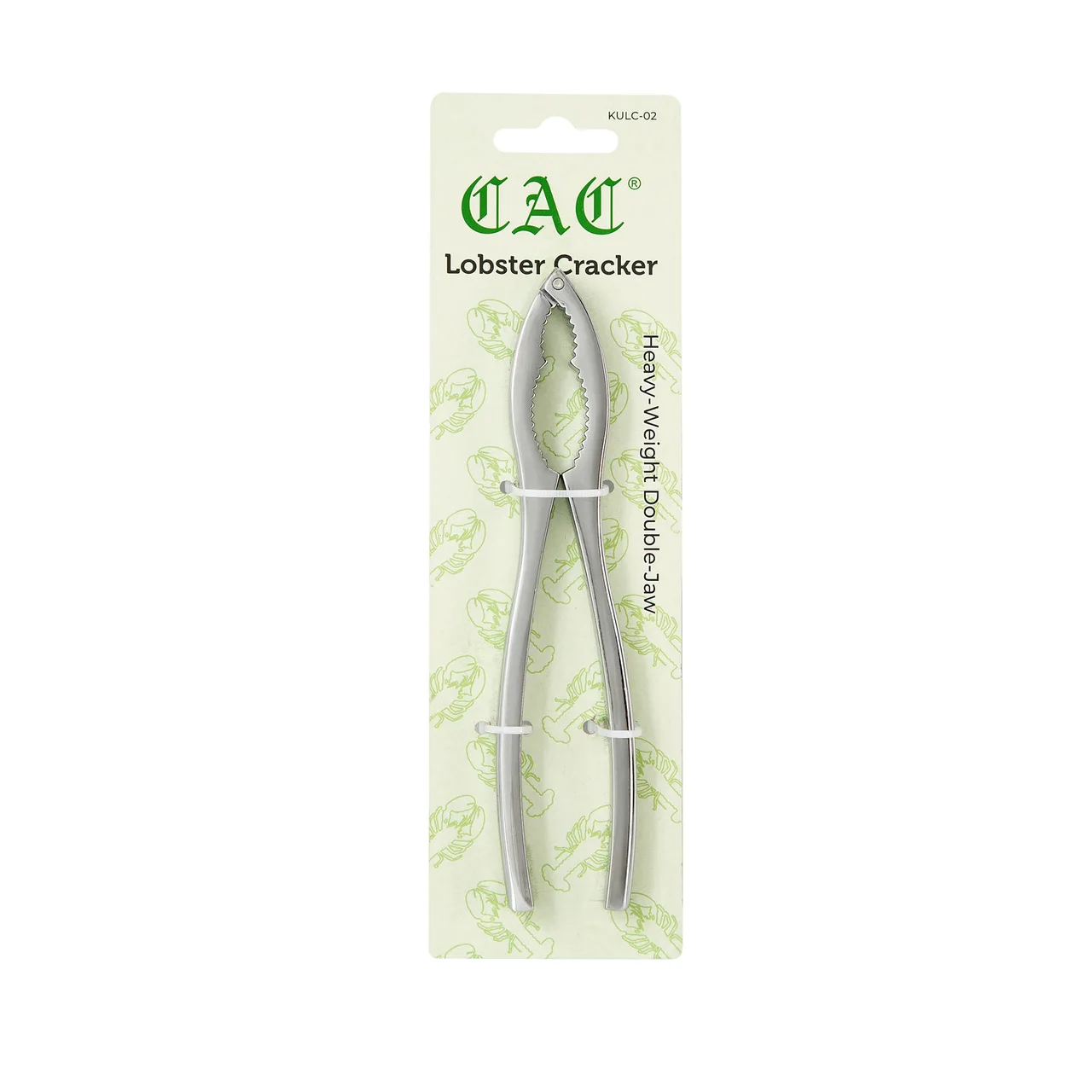 CAC China KULC-02 Lobster Cracker, Heavy Duty 6‑5/8" Chrome-Plated Kitchen Tool for Shell Breaking