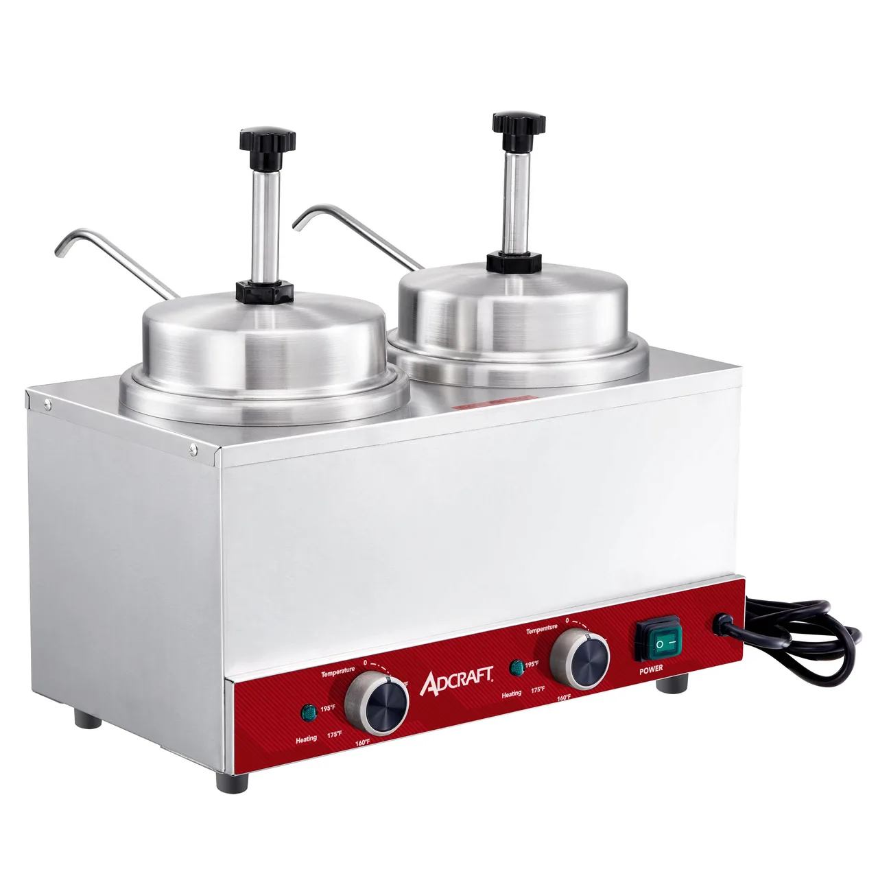 Adcraft NCW2P120 Countertop Food Pan Warmer/Cooker