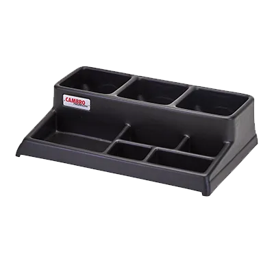 Cambro BSACS110 Airpot Rack 23-1/4" X 15-3/8" X 6" ABS Holds 3 Airpots With Organizer