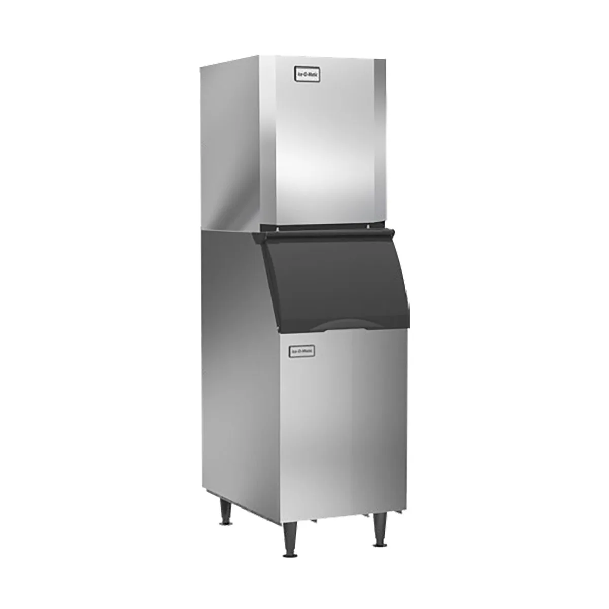 Ice-O-Matic CIM0320FA90/B42 Air Cooled Full Cube 313 lb Ice Machine with Bin, 351 lb Storage