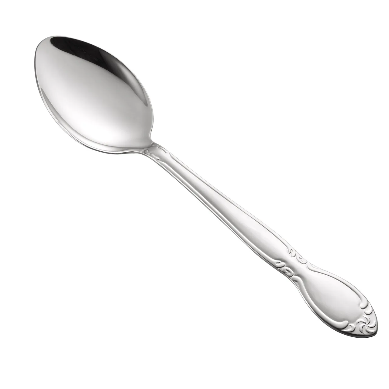 CAC China 3023-17 Solid Serving Spoon, 11-3/4"L, Extra Heavy Weight, 18/0 Stainless Steel