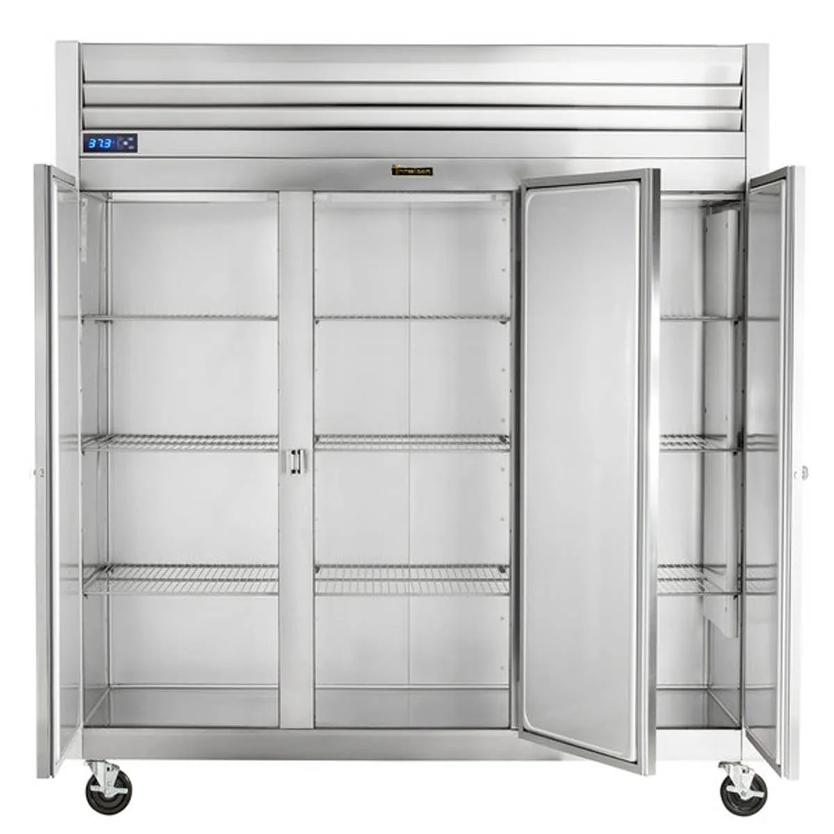 Traulsen G30010-032 76" 3-Section Reach-In Refrigerator w/ 3 Solid Doors (hinged left/right/right), Top Mount, 69.3 cu. ft.