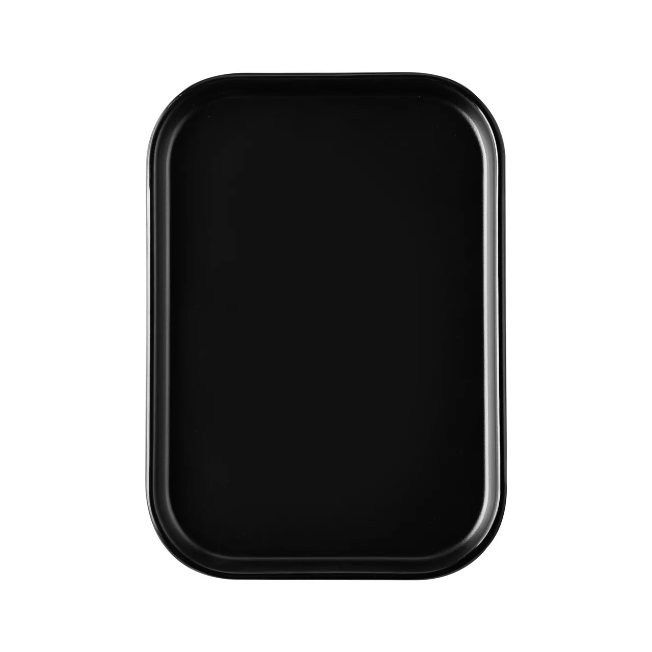 CACChina XHDS-RT12-K Hudson Matte Black China Platter 10"W x 7-1/8"D x 3/4"H, Rectangular, 1 Dozen