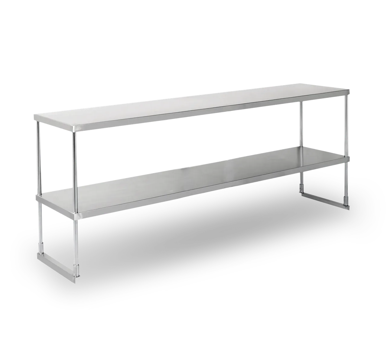 Steel Works SWDOS-1636 Over Shelf, Double Tier, 18Ga/430 Stainless Steel