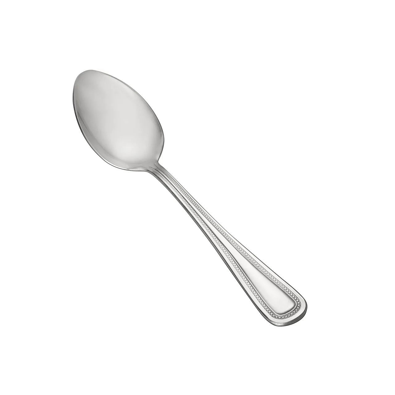 CAC China 3008-03 Black Pearl Dinner Spoon, 7-3/8" 18/0 Stainless Steel - 1 Dozen