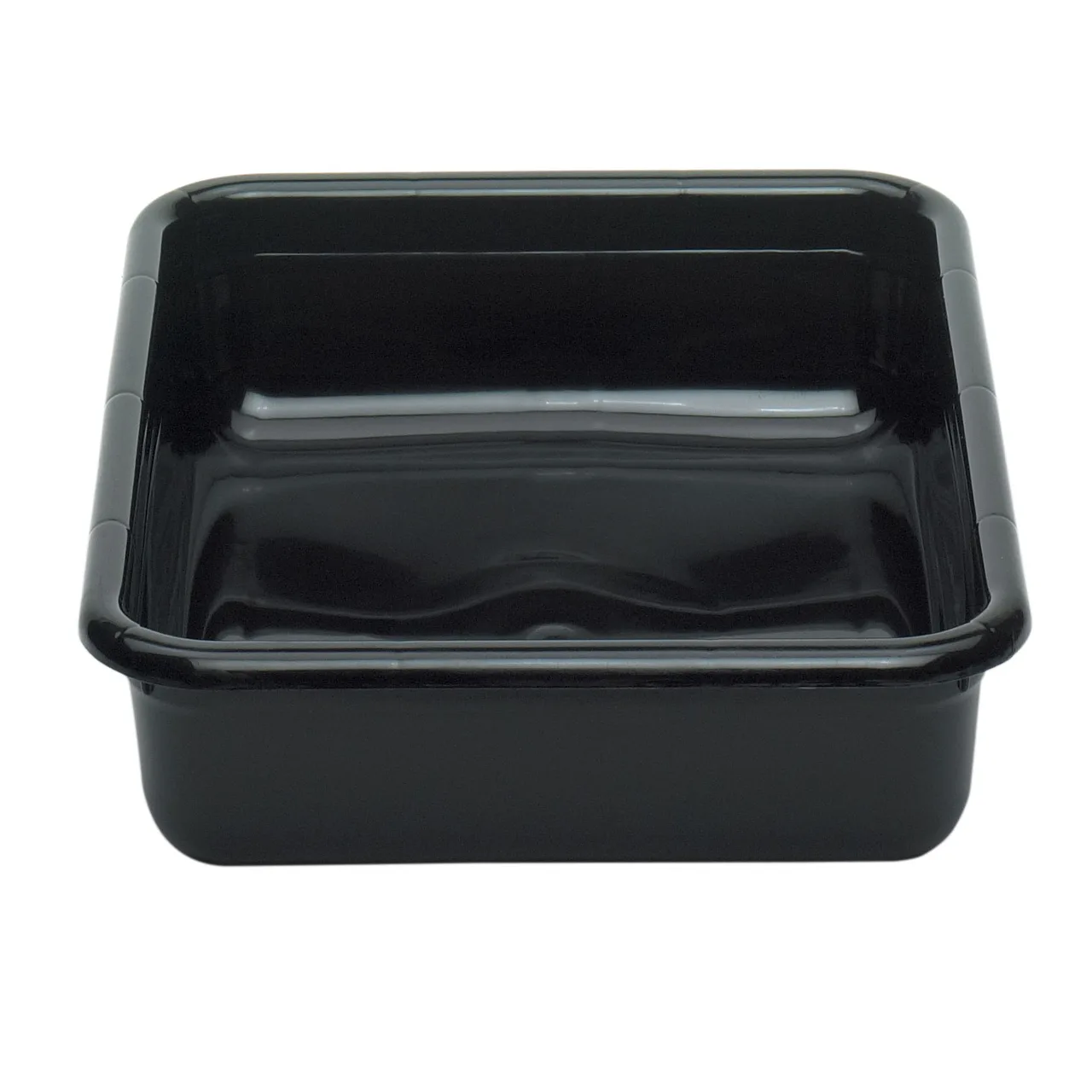 Cambro 1722CBP110 Cambox® Bus Box, 16-7/8"L x 21-7/8"W x 4-3/4"H, Hi-Gloss Plastic, Black, 1-Compartment
