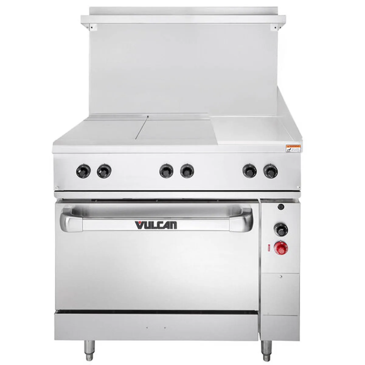 Vulcan EV36S-2HT12G480 Restaurant Range, Electric, 36", (2) Hot Tops